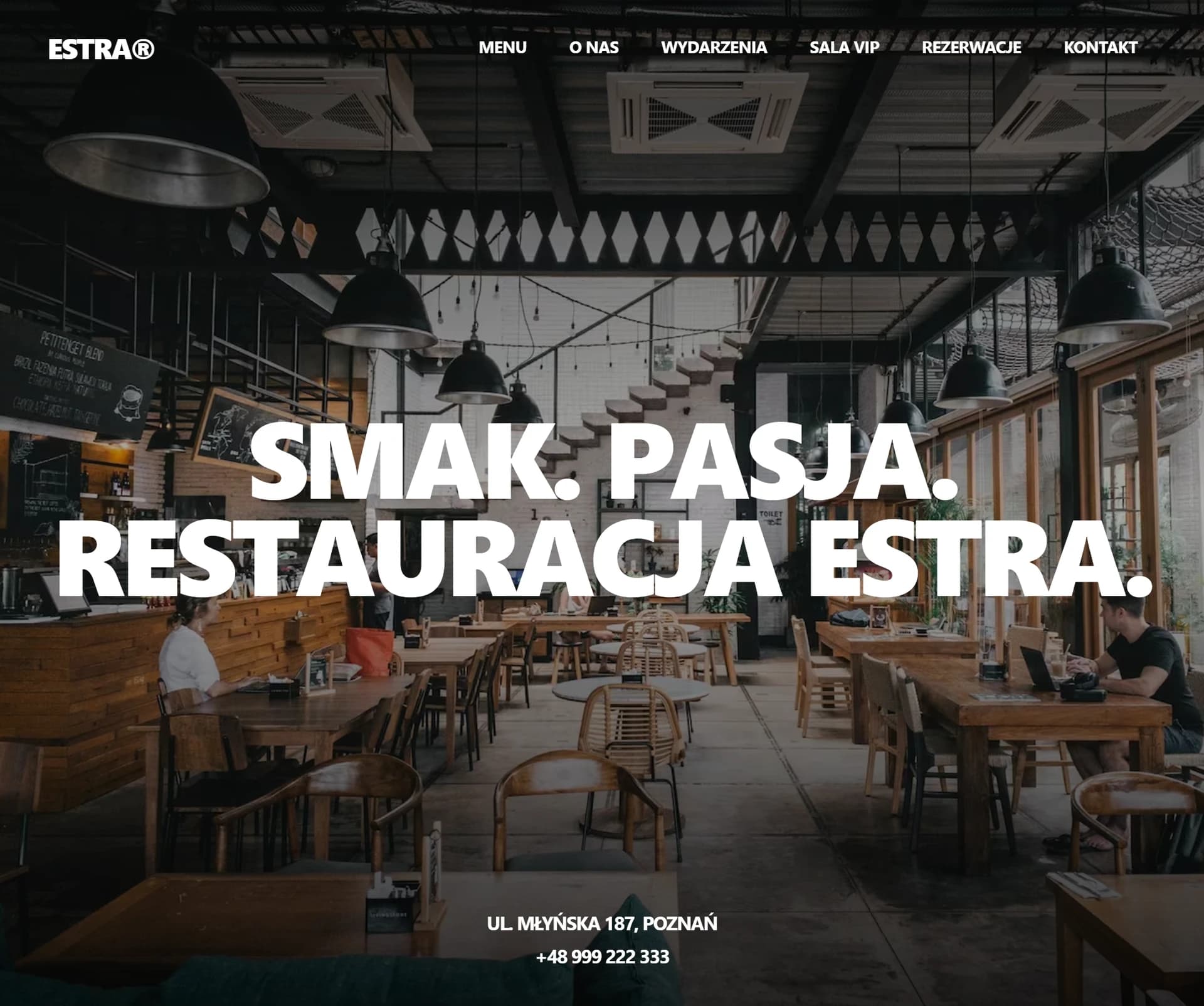 Podgląd projektu Restauracja ESTRA