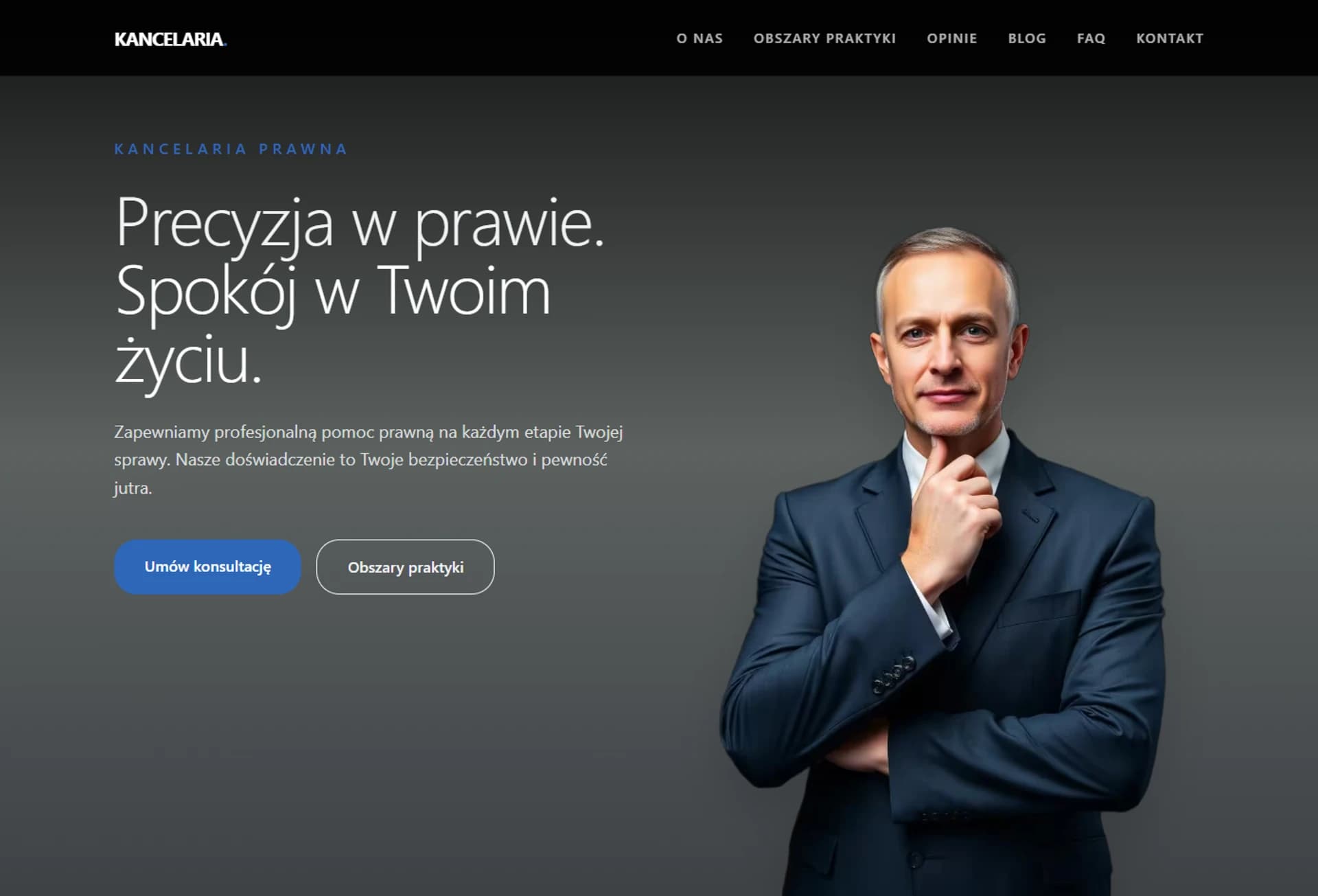 Podgląd projektu Kancelaria Prawna